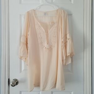 L*Space Cream Cover Up Tunic